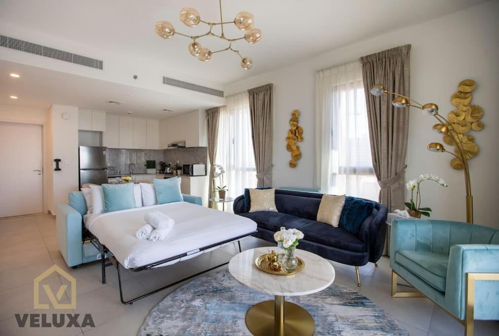 Veluxa - Luxury And Bright 1 Bedroom Apartment, Burj View! Dubai Ngoại thất bức ảnh