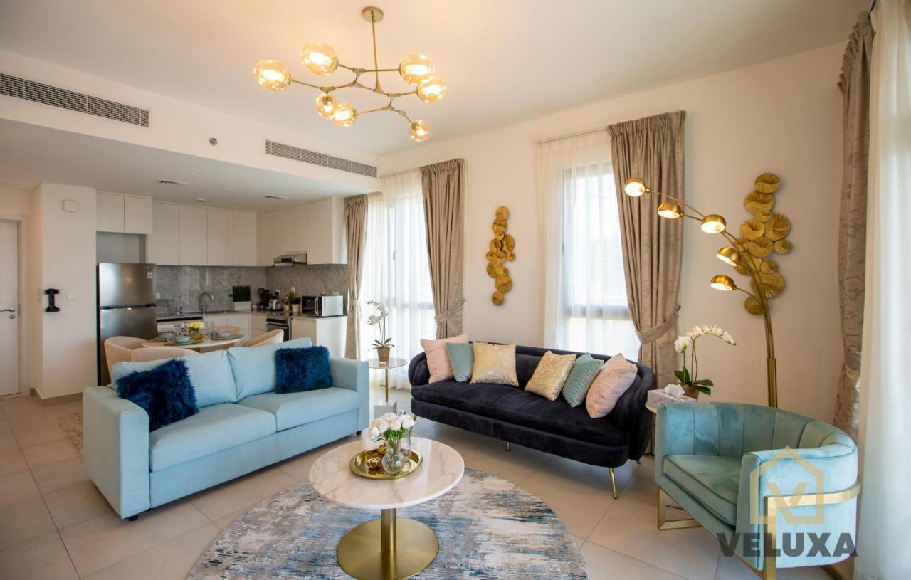 Veluxa - Luxury And Bright 1 Bedroom Apartment, Burj View! Dubai Ngoại thất bức ảnh